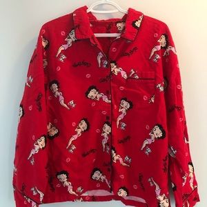 Betty Boop pj top